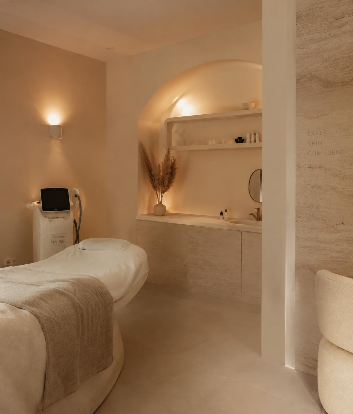 Behandlungsraum von GLOW Laser